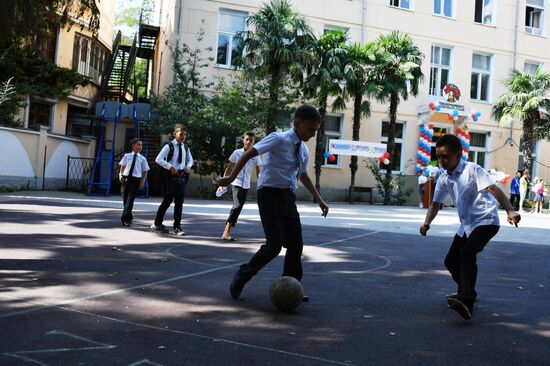 School year begins across Russia