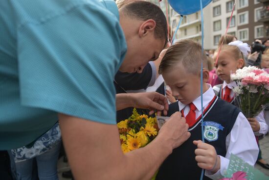 School year begins across Russia