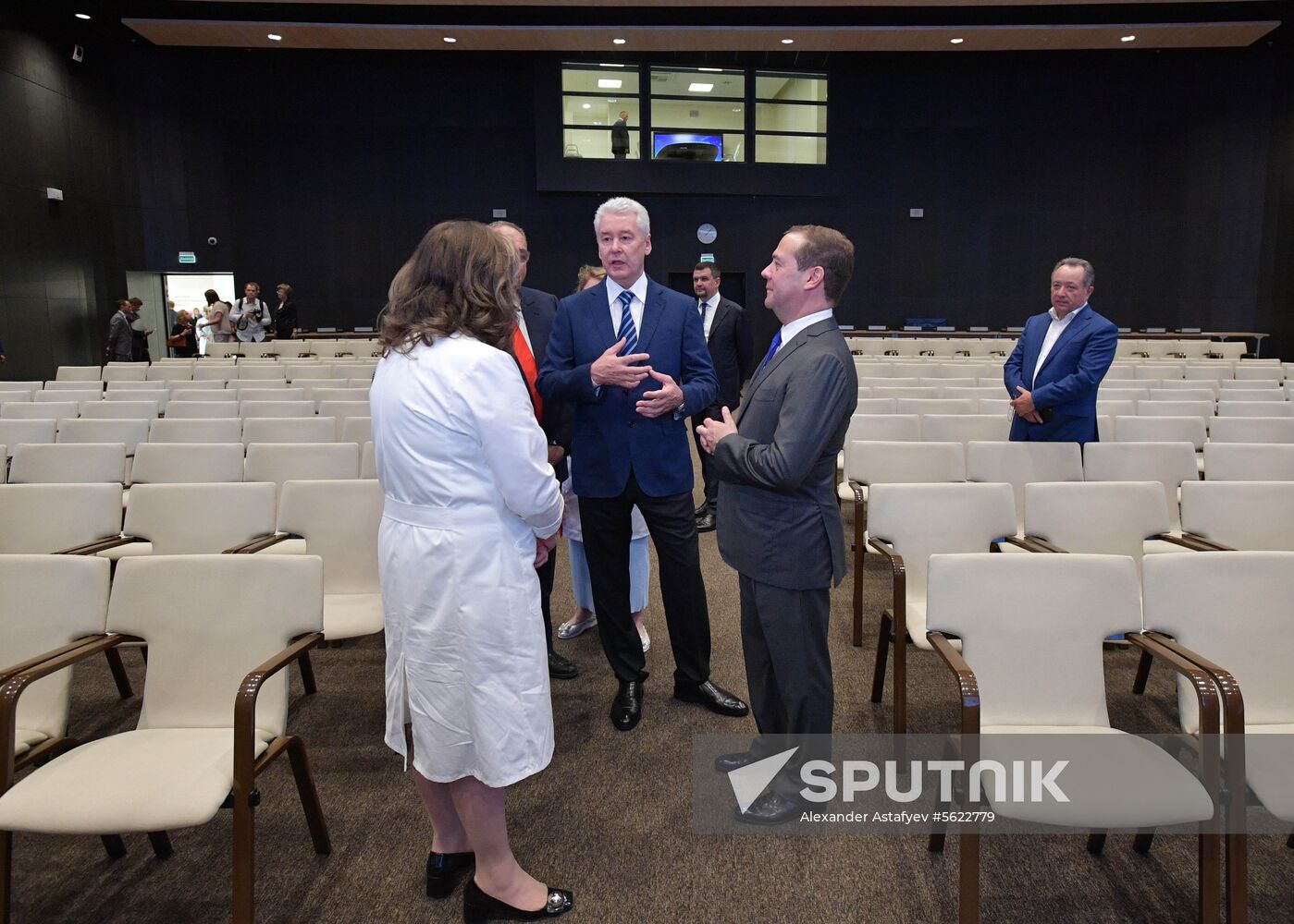Russian Prime Minister Dmitry Medvedev visits Skolkovo Technopark