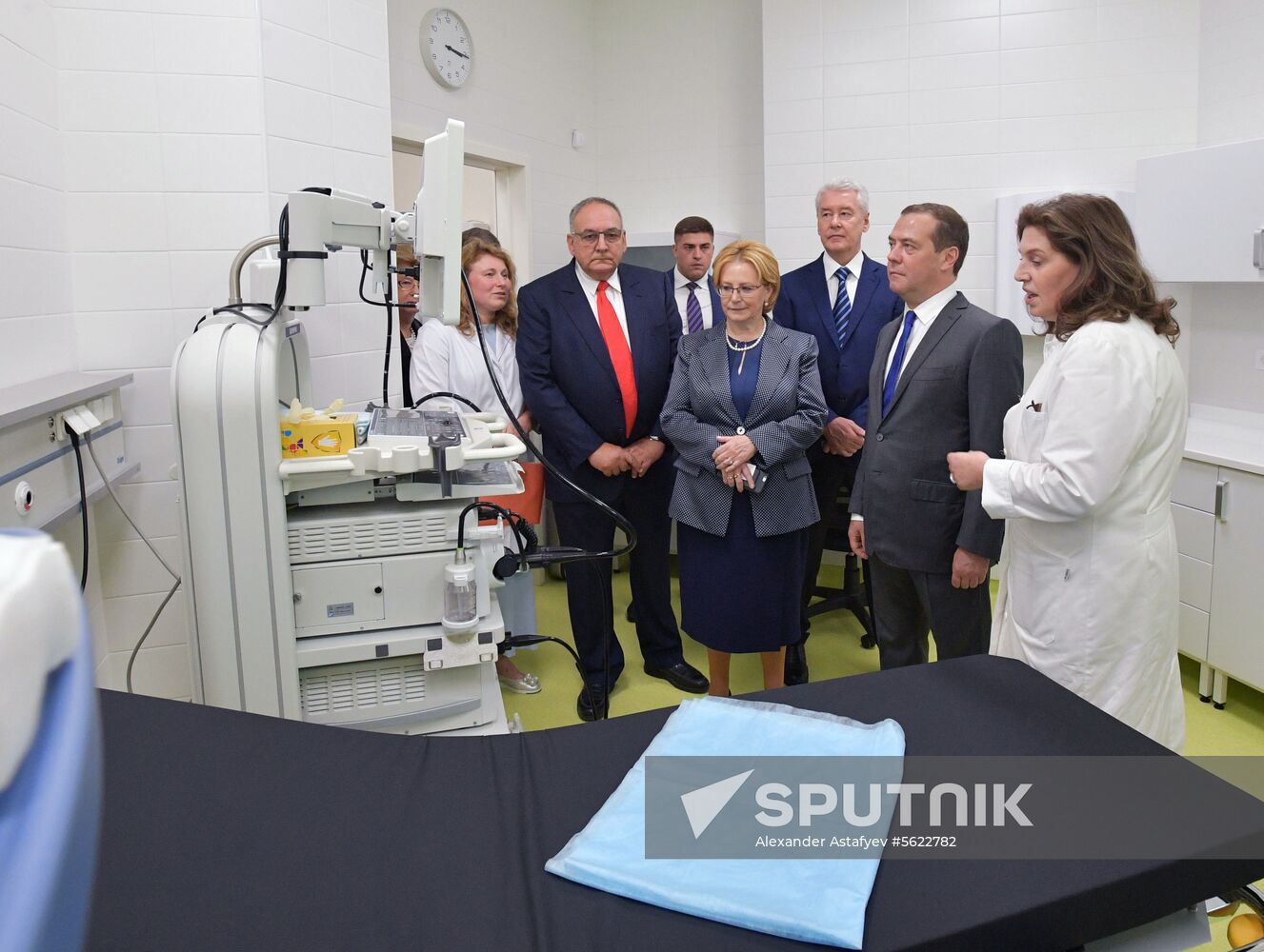 Russian Prime Minister Dmitry Medvedev visits Skolkovo Technopark