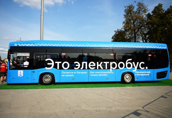 First electric buses commissioned in Moscow