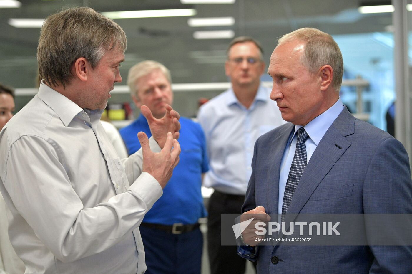 Russian President Vladimir Putin visits Sirius educational center