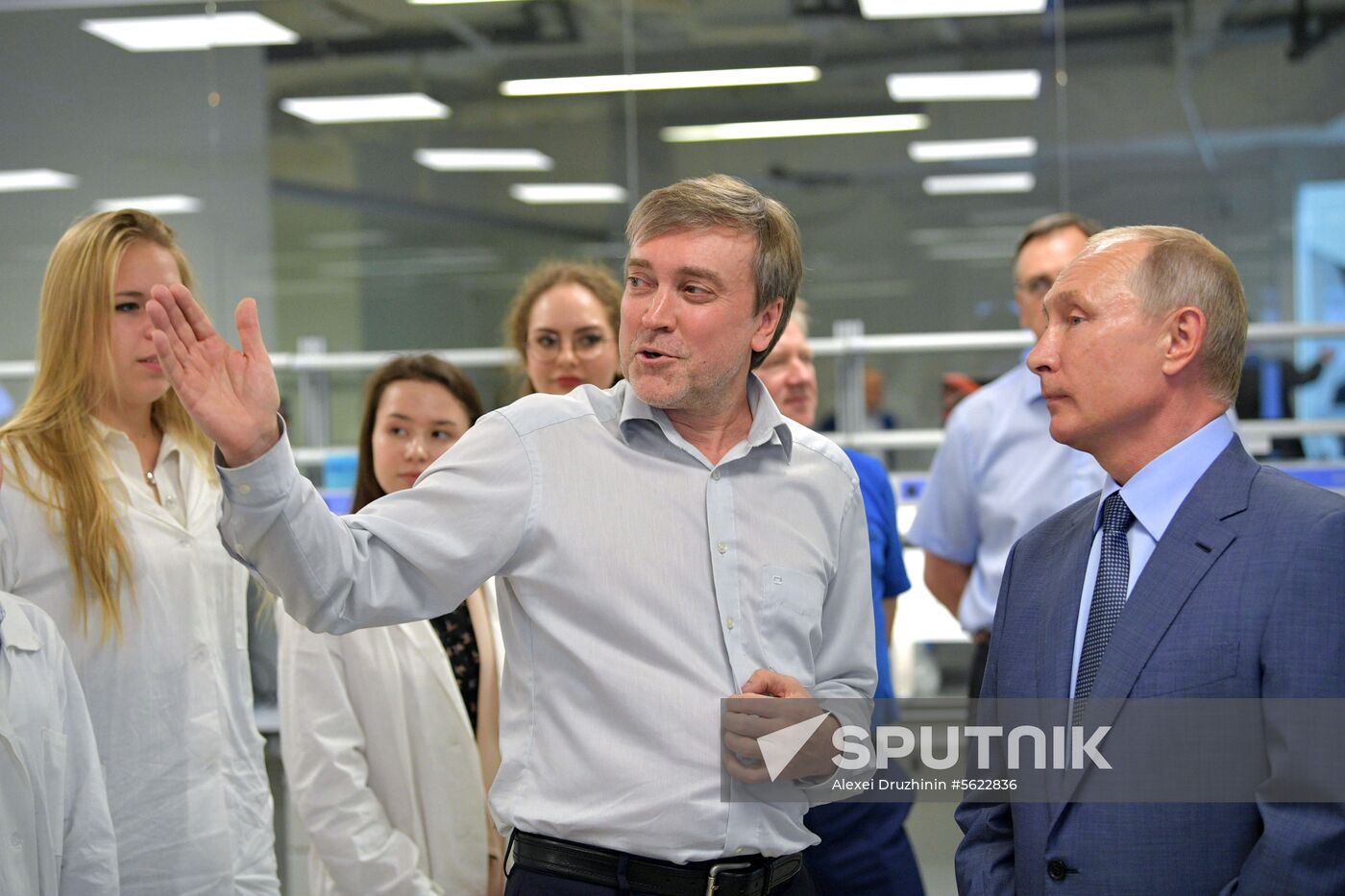 Russian President Vladimir Putin visits Sirius educational center