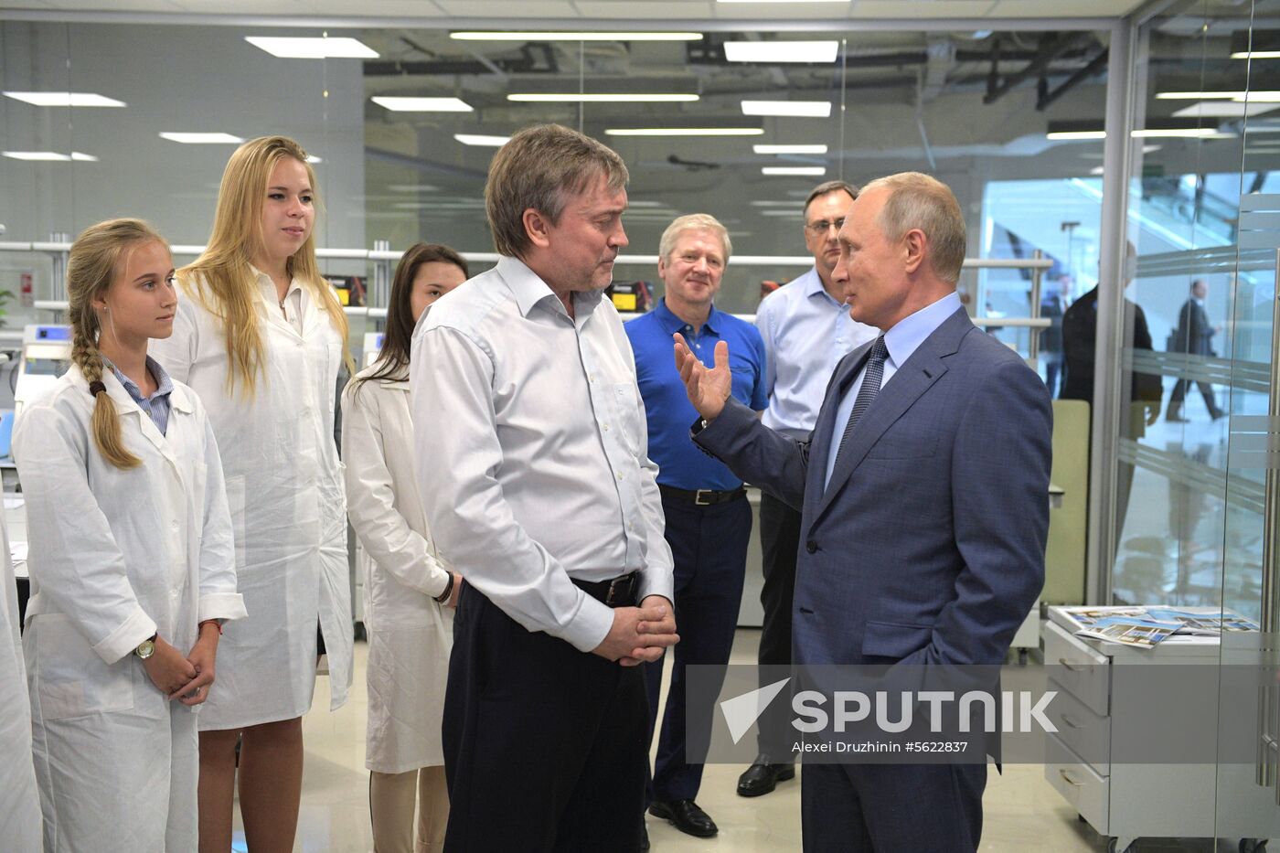 Russian President Vladimir Putin visits Sirius educational center