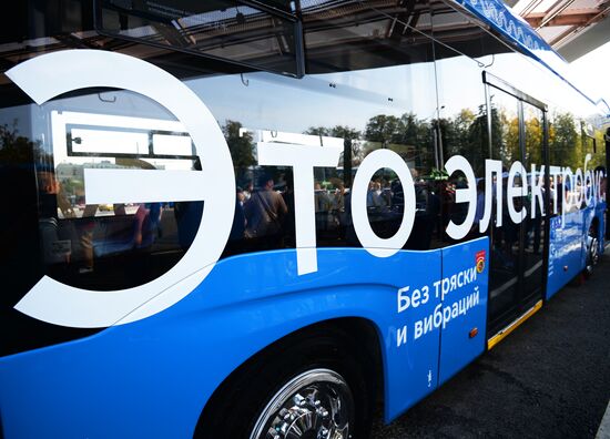 First electric buses commissioned in Moscow