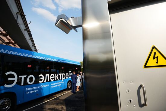 First electric buses commissioned in Moscow