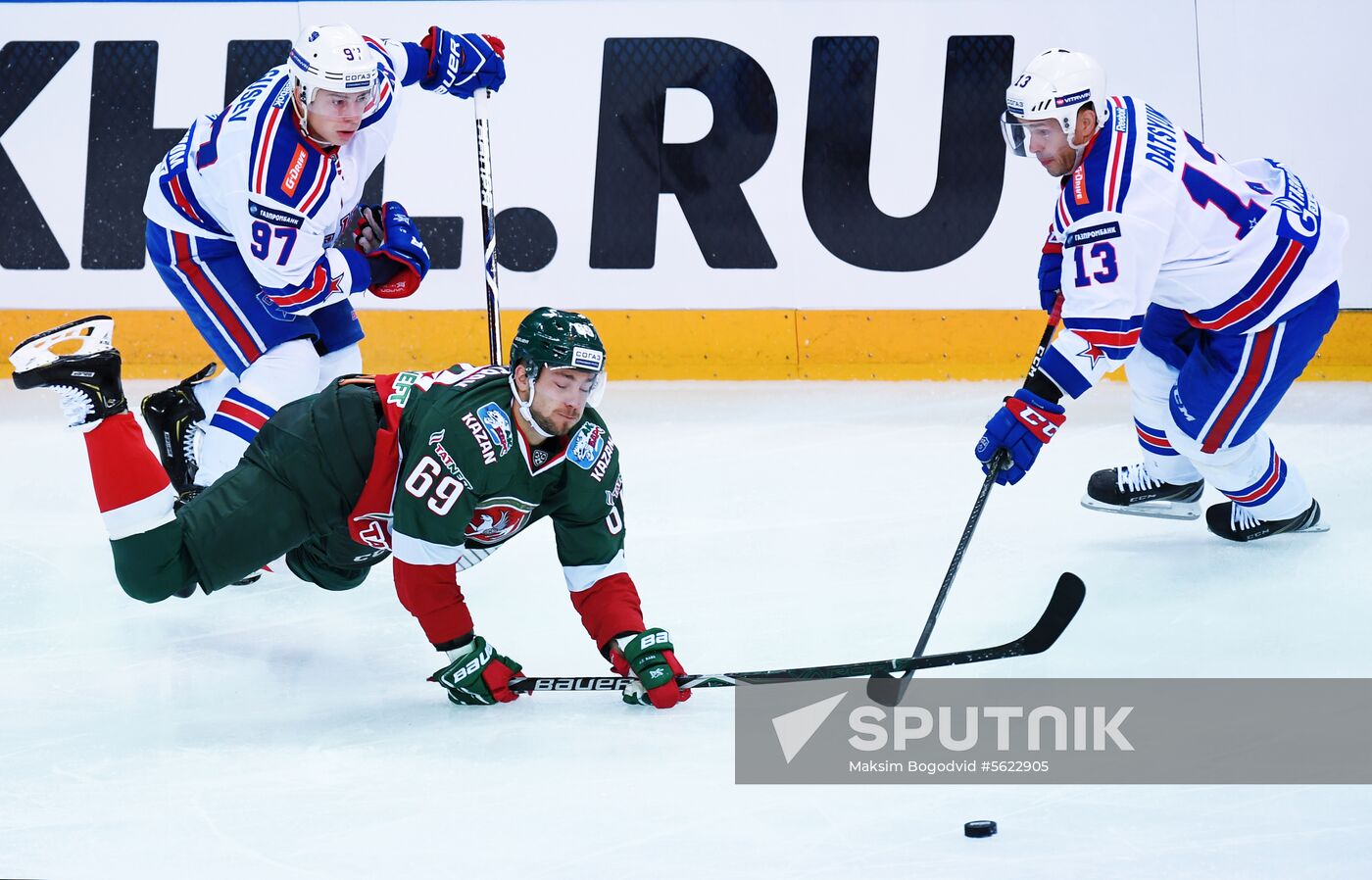Kontinental Hockey League. Ak Bars vs. SKA