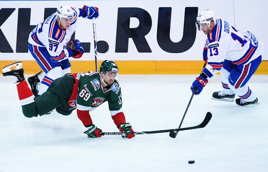 Kontinental Hockey League. Ak Bars vs. SKA