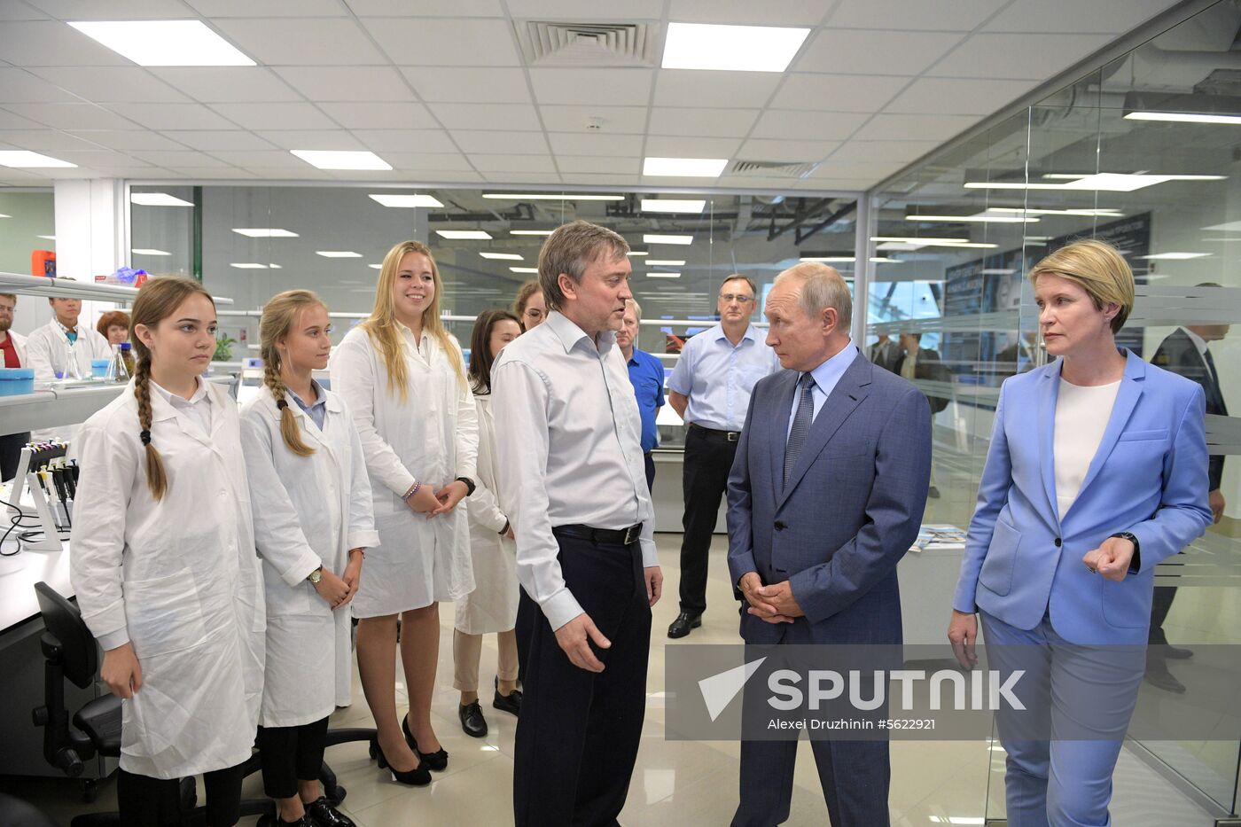 Russian President Vladimir Putin visits Sirius educational center