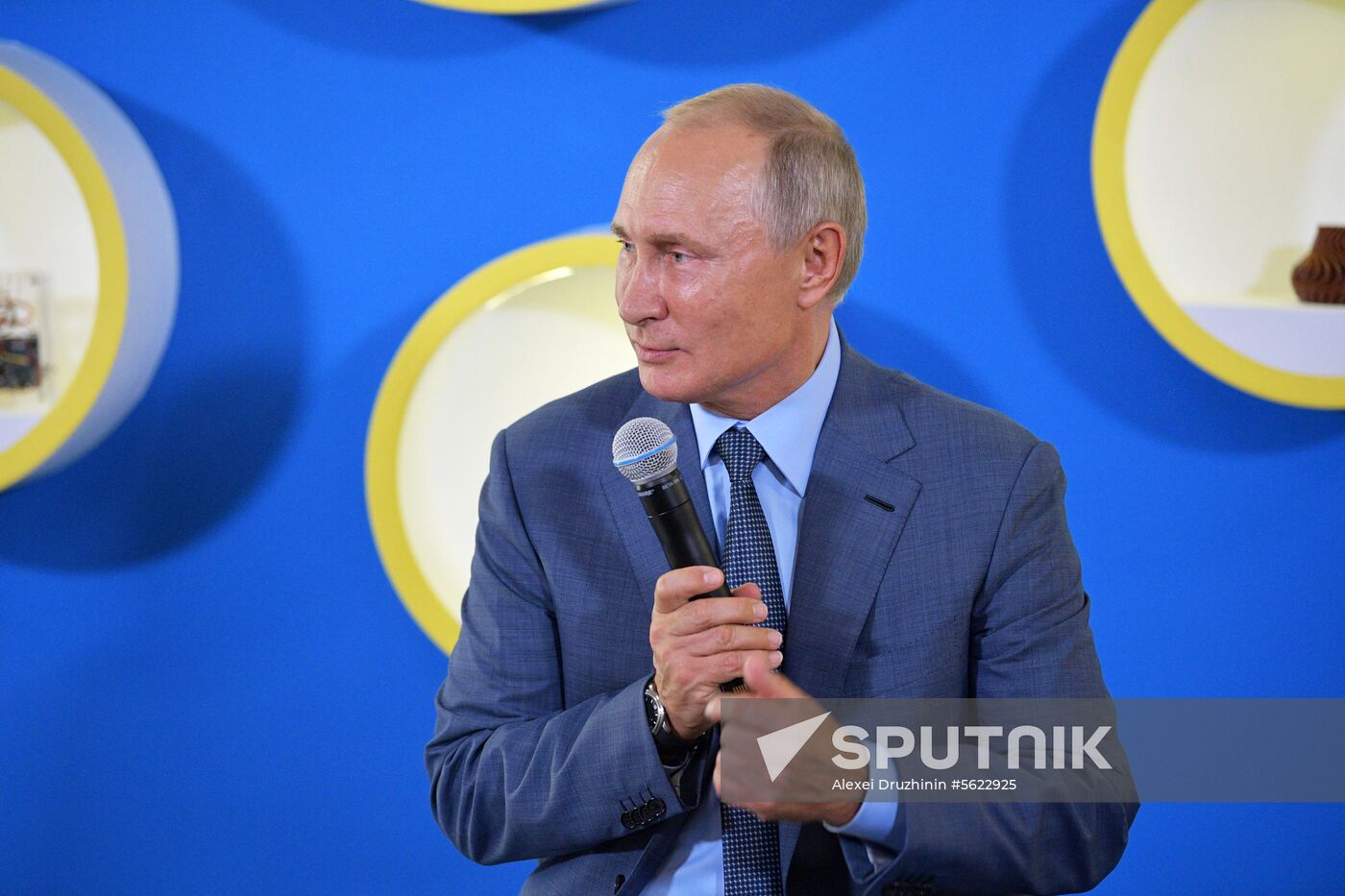 Russian President Vladimir Putin visits Sirius educational center