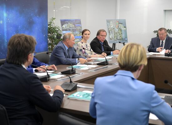 Russian President Vladimir Putin visits Sirius educational center