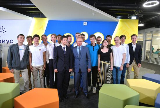 Russian President Vladimir Putin visits Sirius educational center