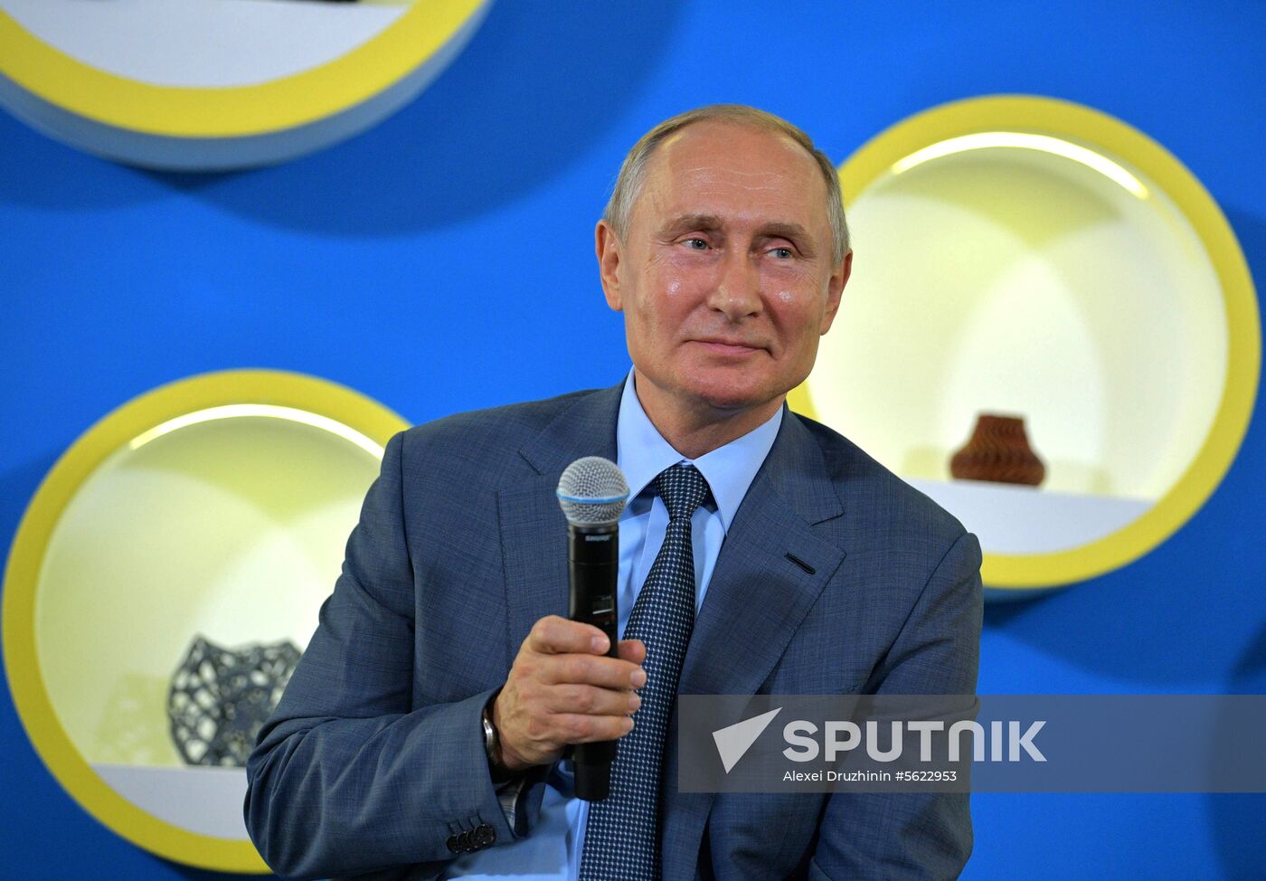 Russian President Vladimir Putin visits Sirius educational center
