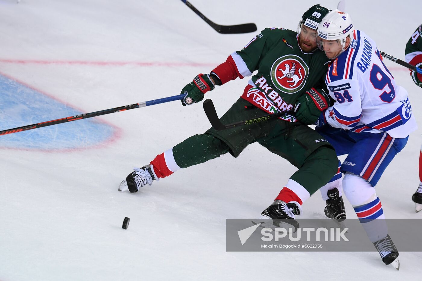 Kontinental Hockey League. Ak Bars vs. SKA