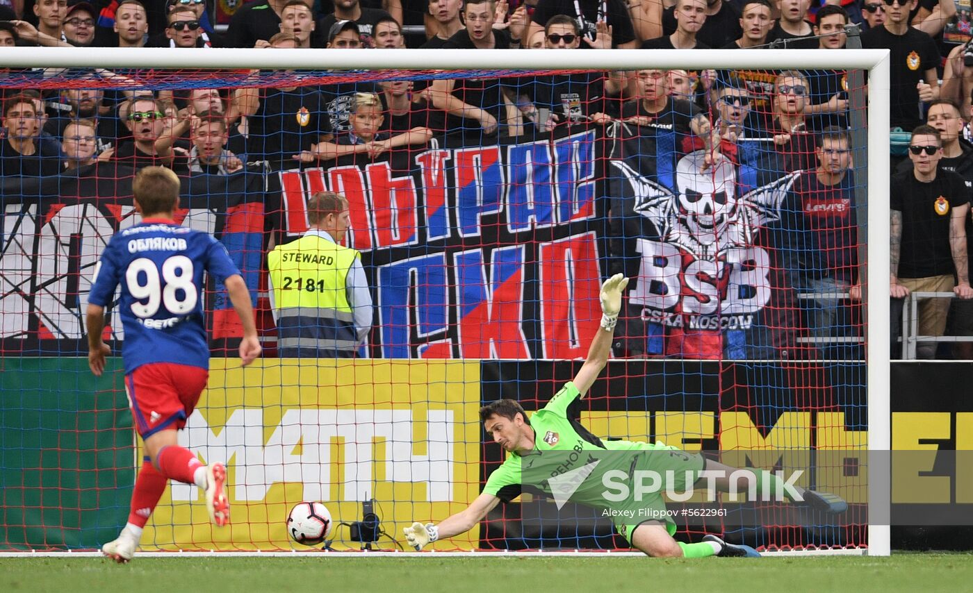 Russian Football Premier League. CSKA vs. Ural