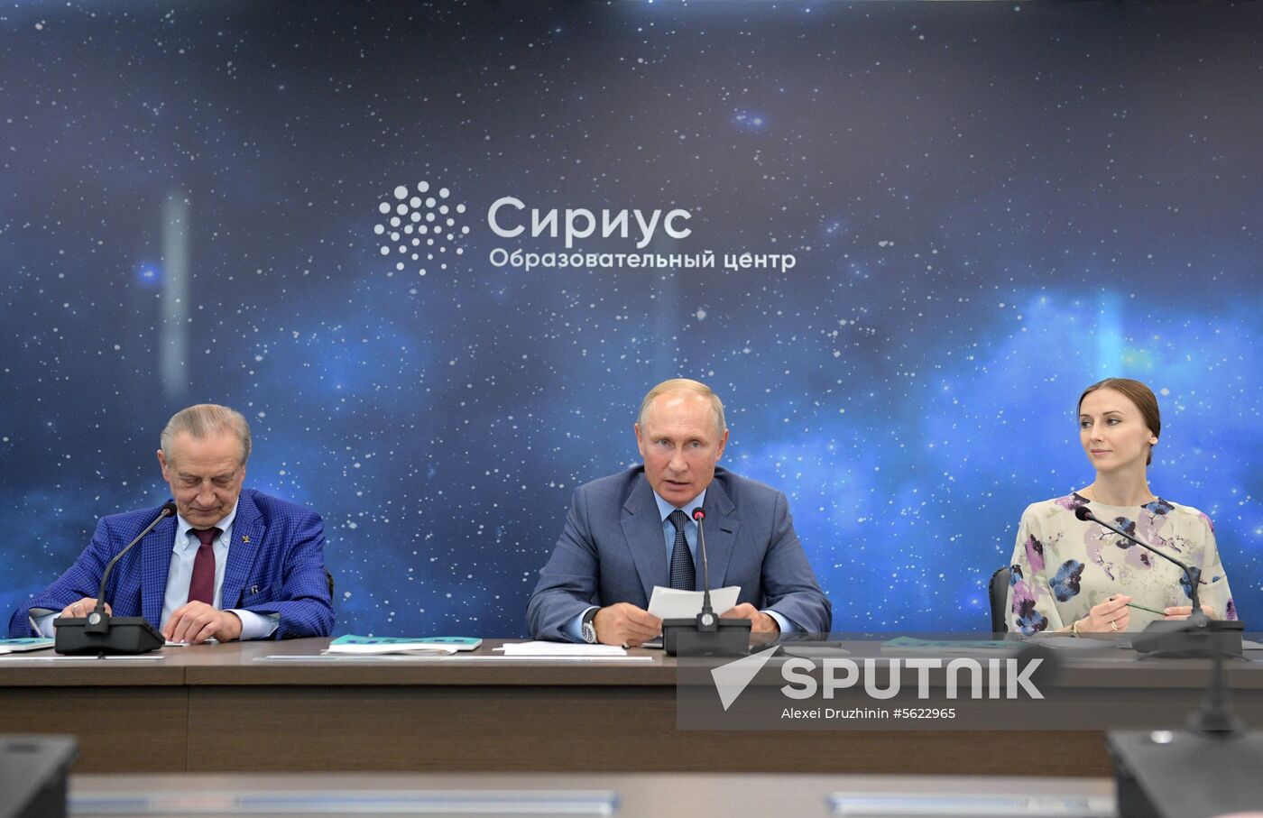 Russian President Vladimir Putin visits Sirius educational center