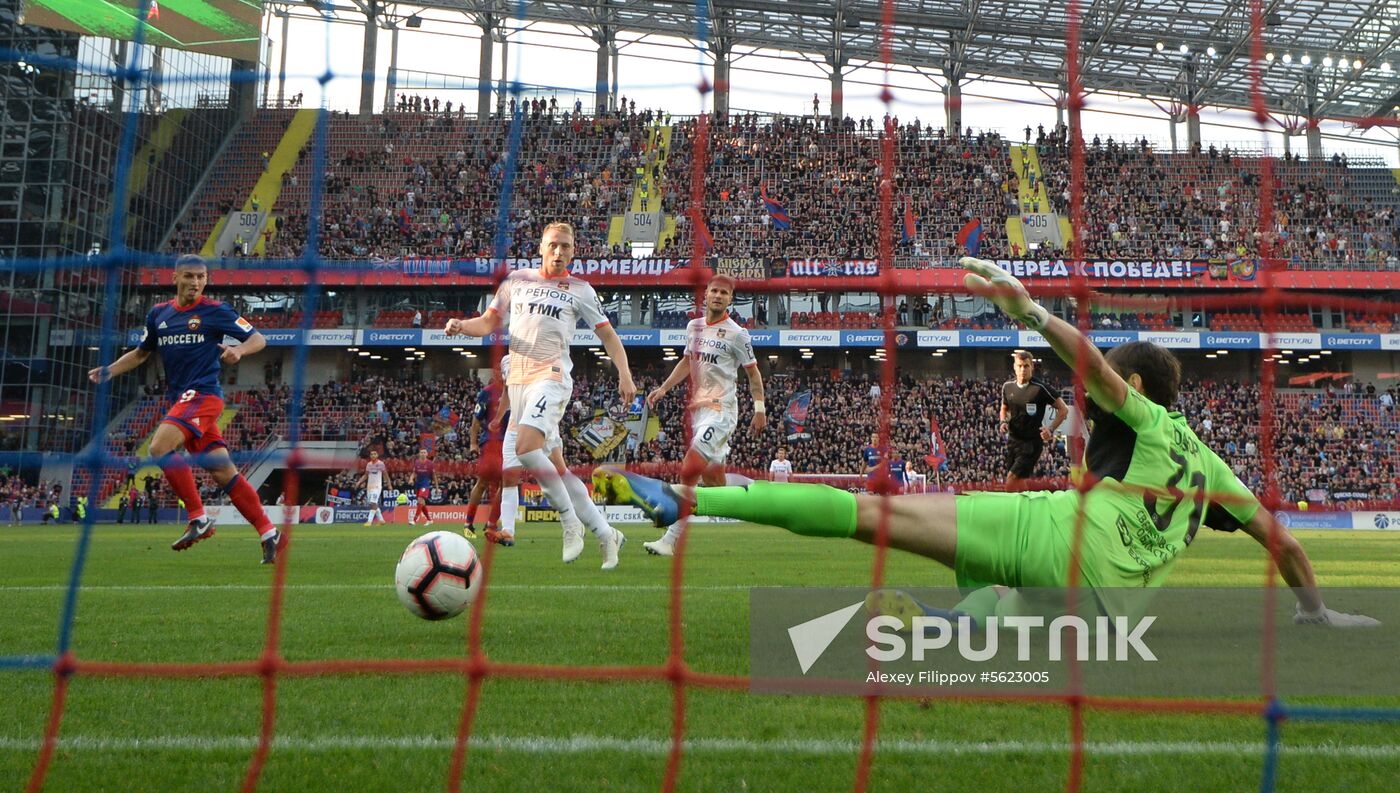 Russian Football Premier League. CSKA vs. Ural