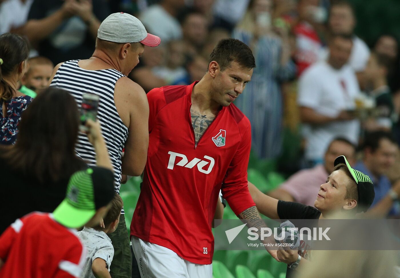 Football. Russian Premier League. Krasnodar vs. Lokomotiv