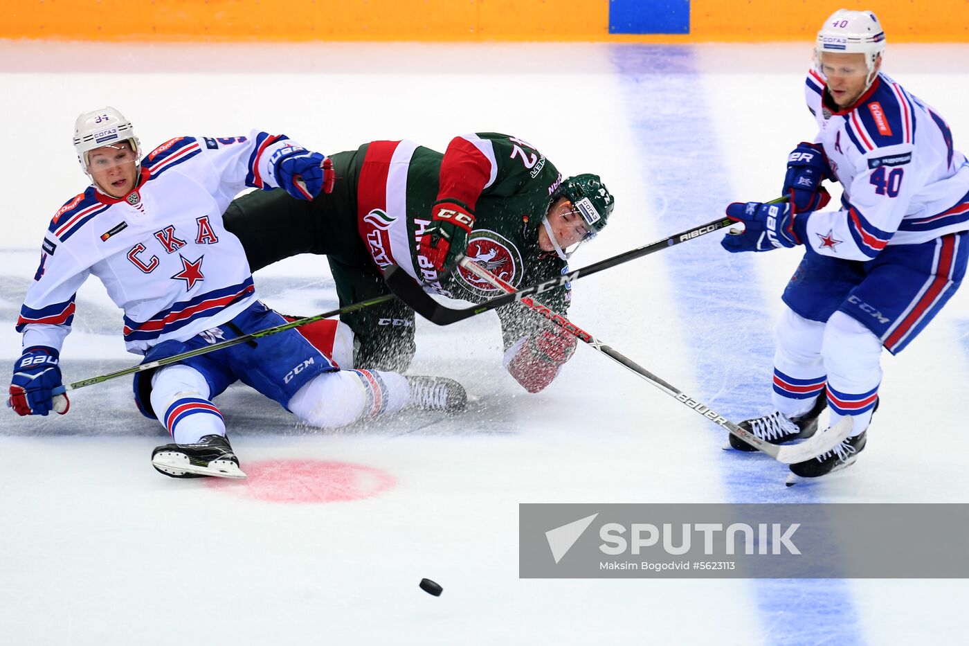 Kontinental Hockey League. Ak Bars vs. SKA