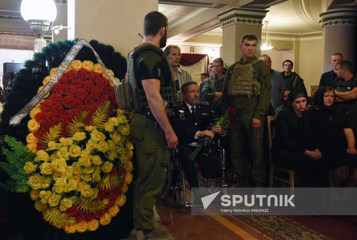 Bidding last respects to Donetsk People's Republic Head Alexander Zakharchenko