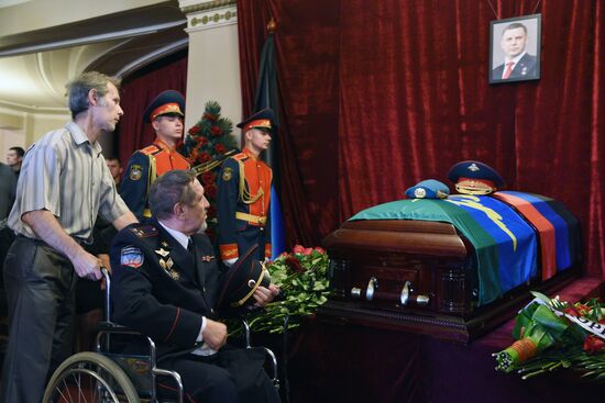 Bidding last respects to Donetsk People's Republic Head Alexander Zakharchenko