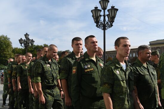 Bidding last respects to Donetsk People's Republic Head Alexander Zakharchenko