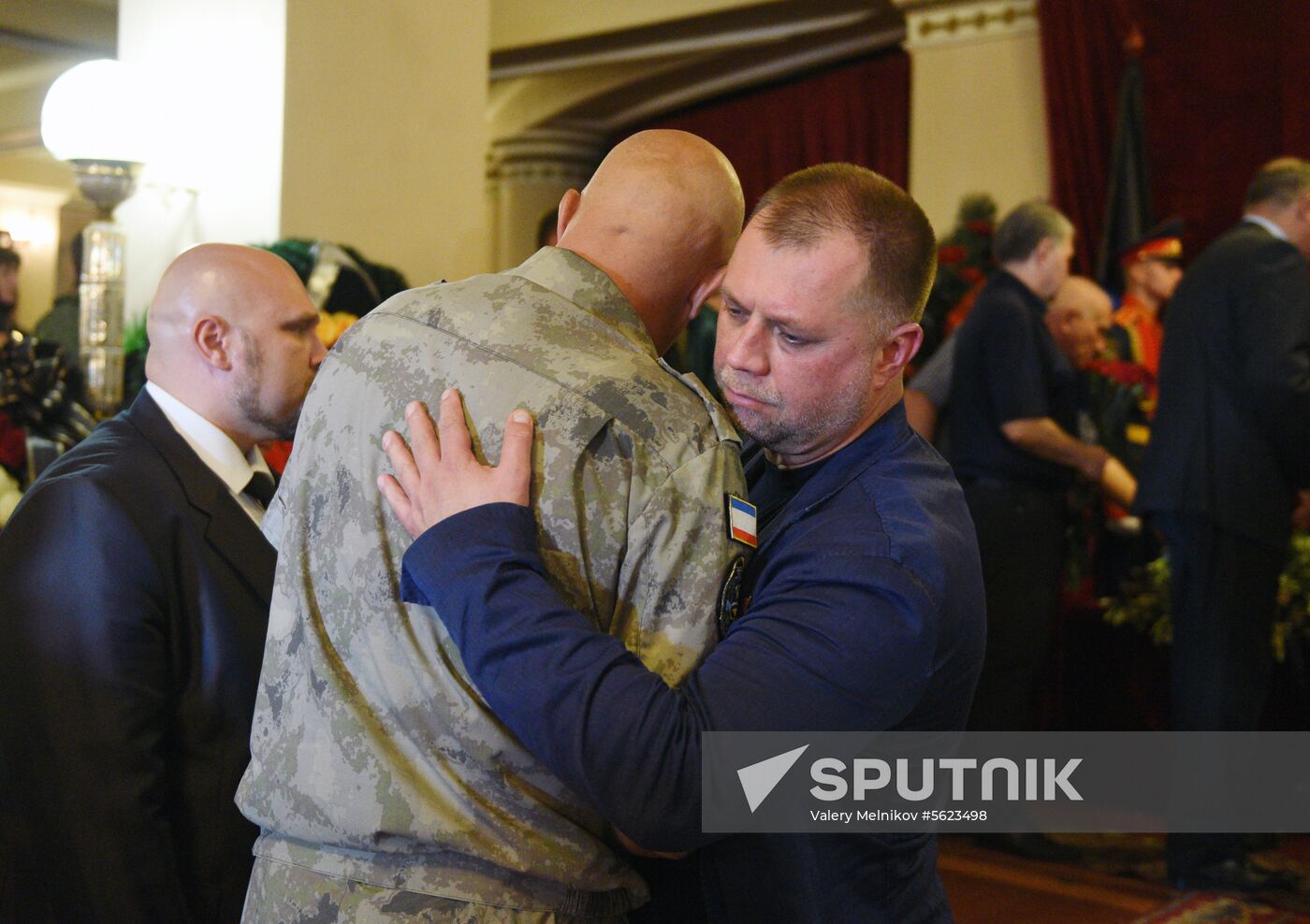 Bidding last respects to Donetsk People's Republic Head Alexander Zakharchenko