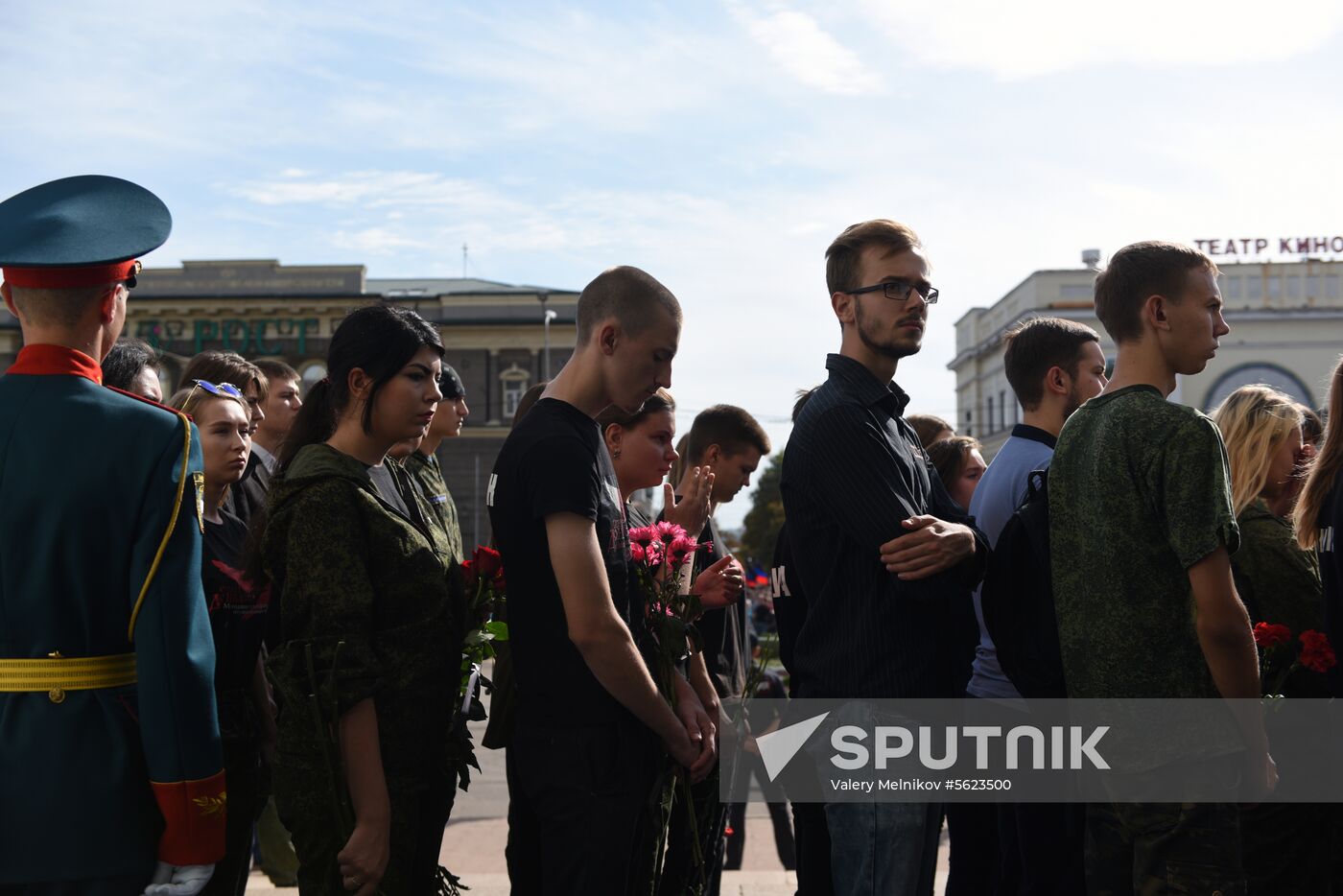 Bidding last respects to Donetsk People's Republic Head Alexander Zakharchenko