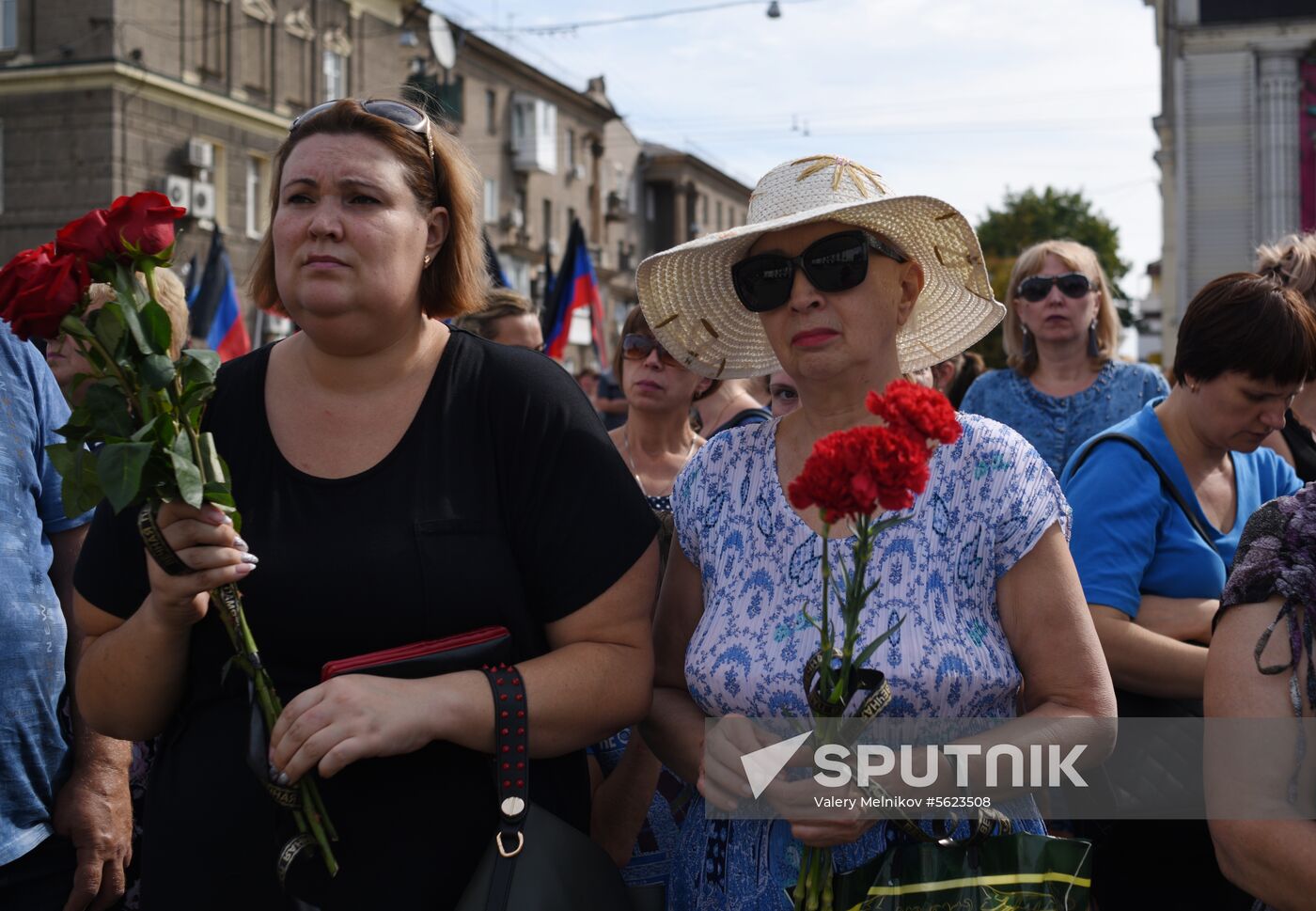Bidding last respects to Donetsk People's Republic Head Alexander Zakharchenko