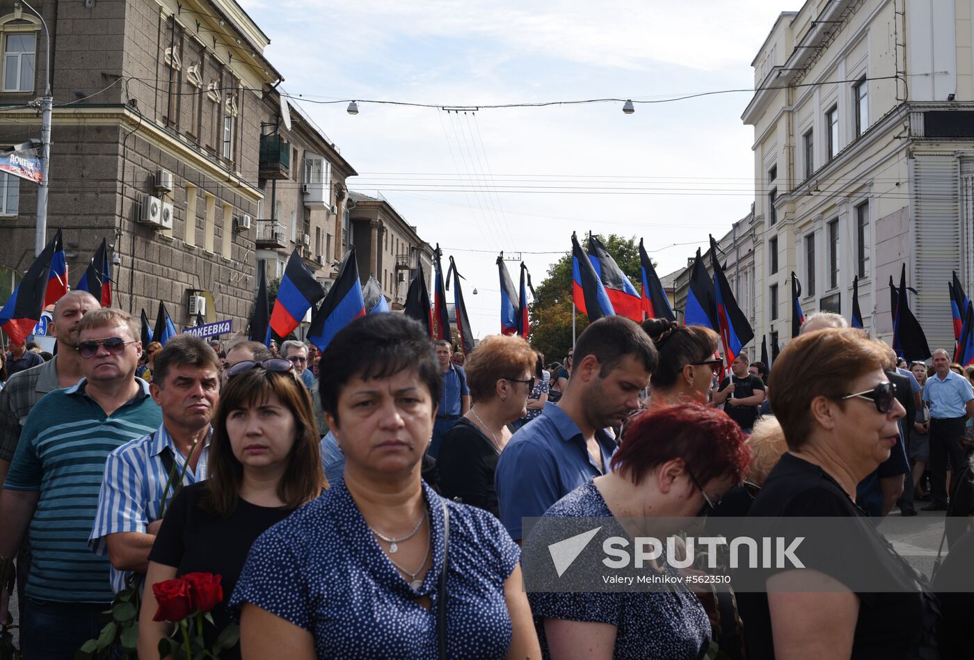 Bidding last respects to Donetsk People's Republic Head Alexander Zakharchenko