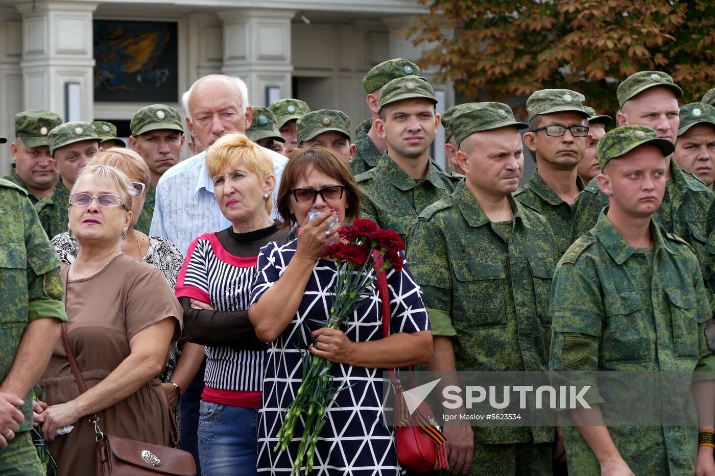Bidding last respects to Donetsk People's Republic Head Alexander Zakharchenko