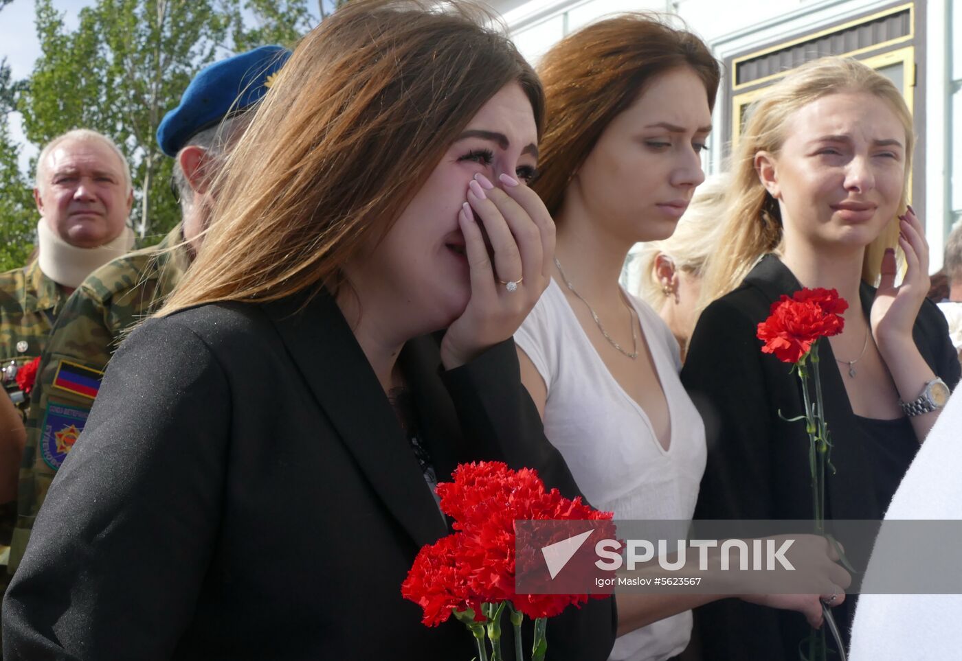 Bidding last respects to Donetsk People's Republic Head Alexander Zakharchenko