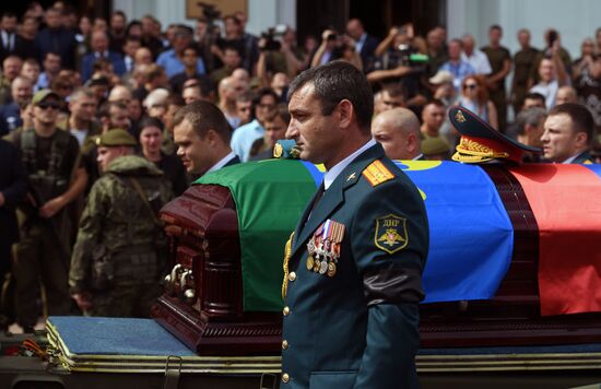 Bidding last respects to Donetsk People's Republic Head Alexander Zakharchenko