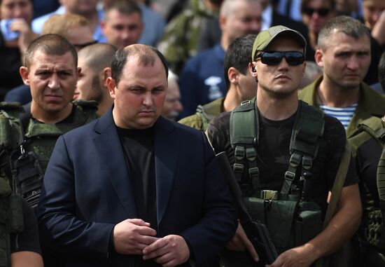 Bidding last respects to Donetsk People's Republic Head Alexander Zakharchenko