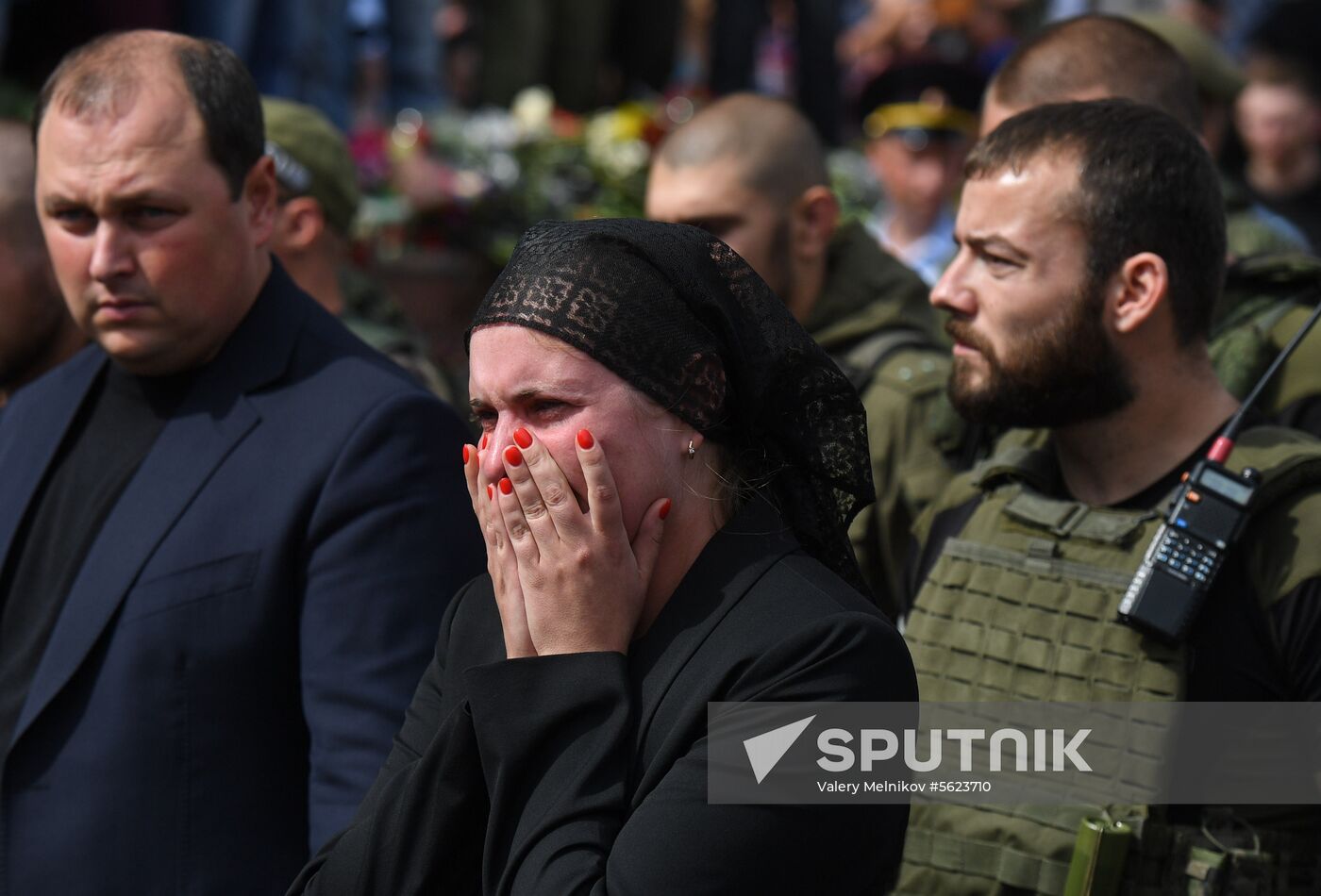Bidding last respects to Donetsk People's Republic Head Alexander Zakharchenko