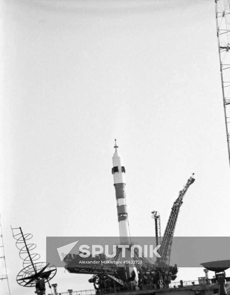 Soyuz 19 spaceship launch