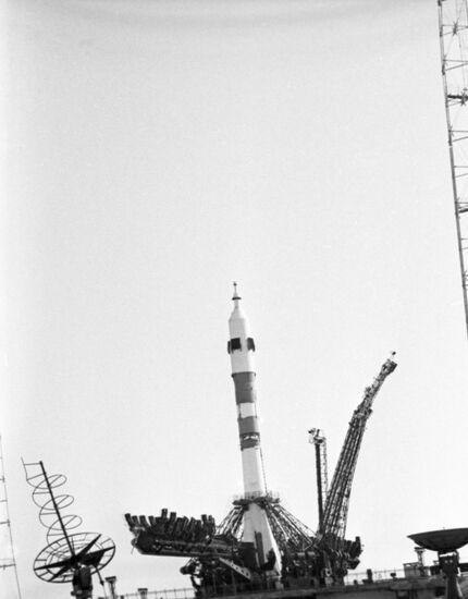Soyuz 19 spaceship launch