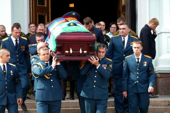 Bidding last respects to Donetsk People's Republic Head Alexander Zakharchenko