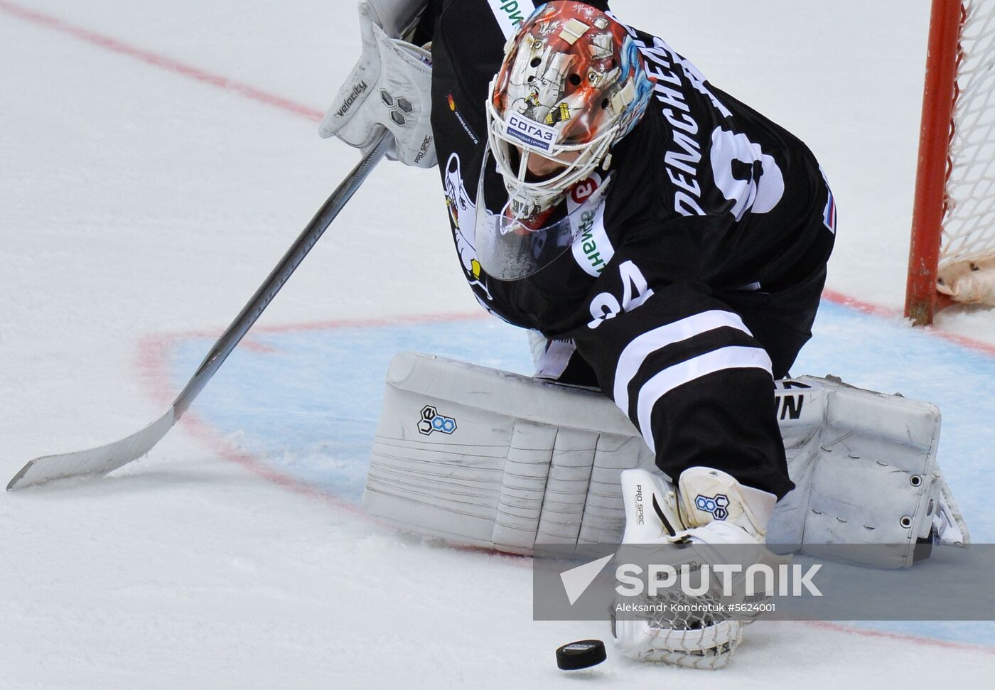 Ice hockey. Kontinental Hockey League. Traktor vs. CSKA
