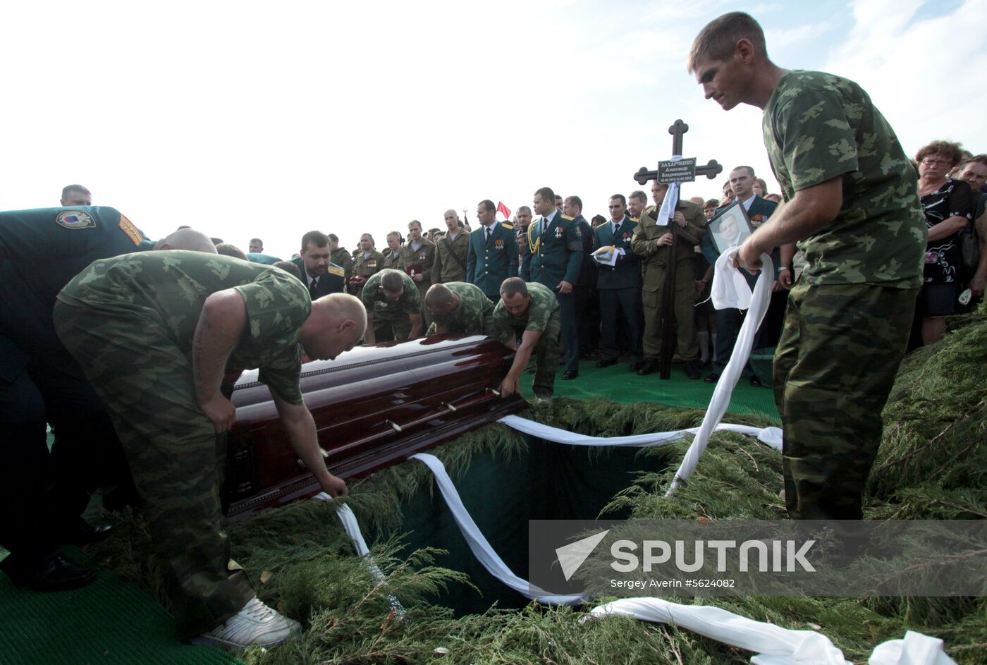 Bidding last respects to Donetsk People's Republic Head Alexander Zakharchenko