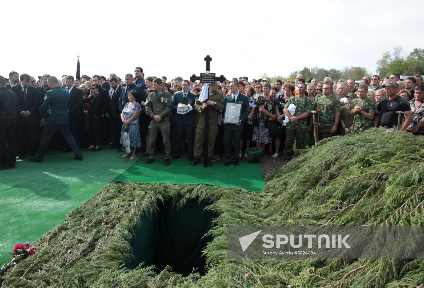 Bidding last respects to Donetsk People's Republic Head Alexander Zakharchenko