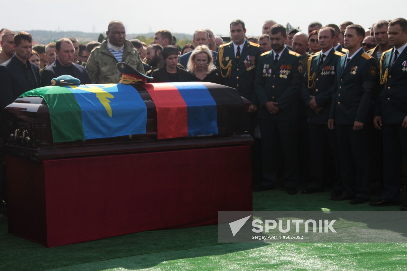 Bidding last respects to Donetsk People's Republic Head Alexander Zakharchenko