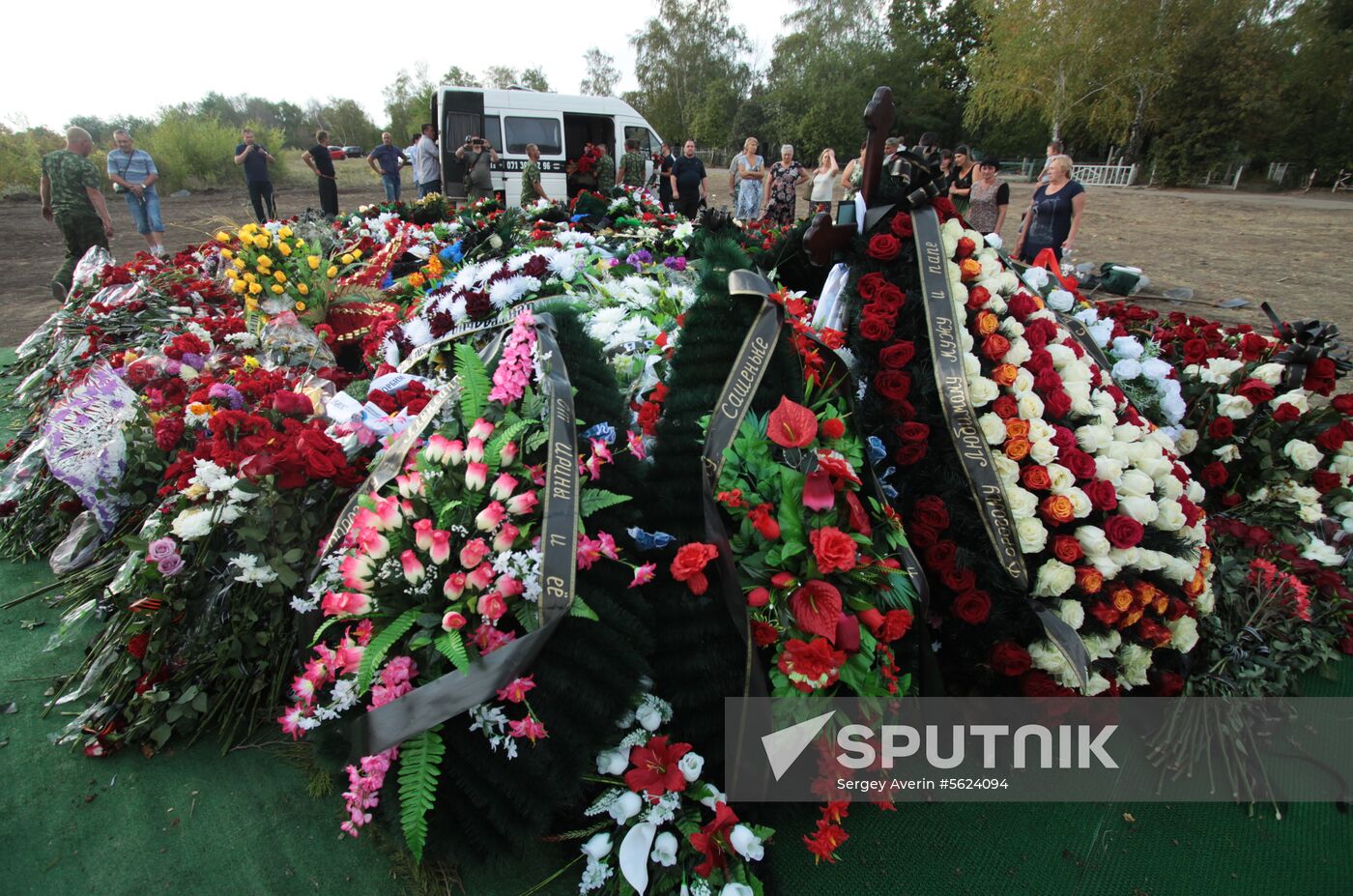 Bidding last respects to Donetsk People's Republic Head Alexander Zakharchenko