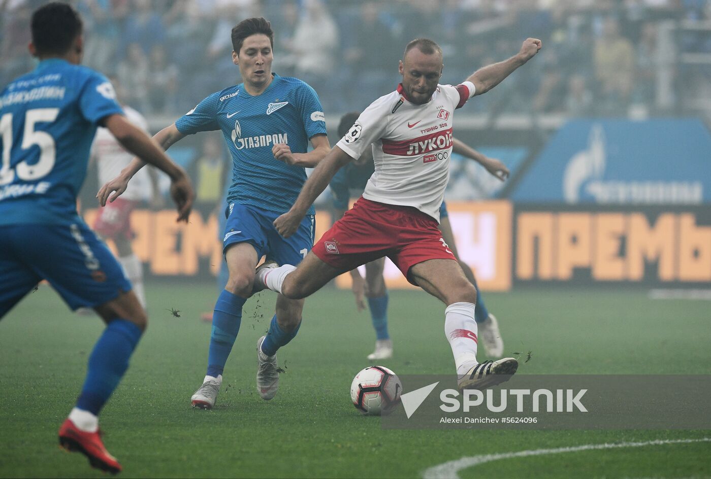 Football. Russian Football Premier League. Zenit vs. Spartak