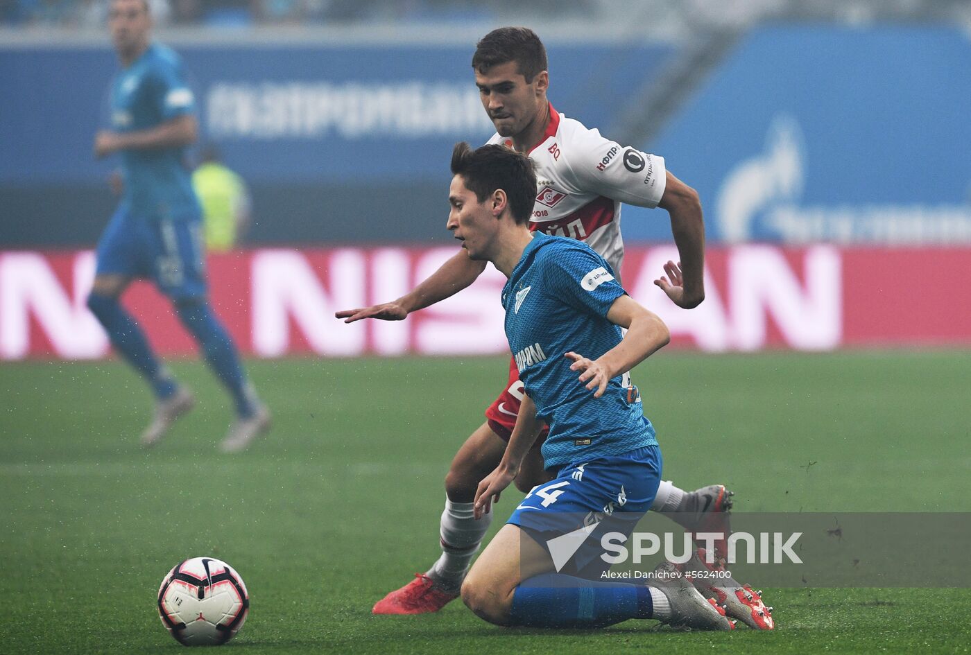 Football. Russian Football Premier League. Zenit vs. Spartak