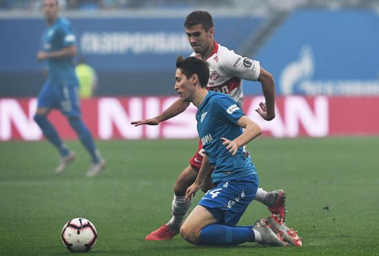 Football. Russian Football Premier League. Zenit vs. Spartak