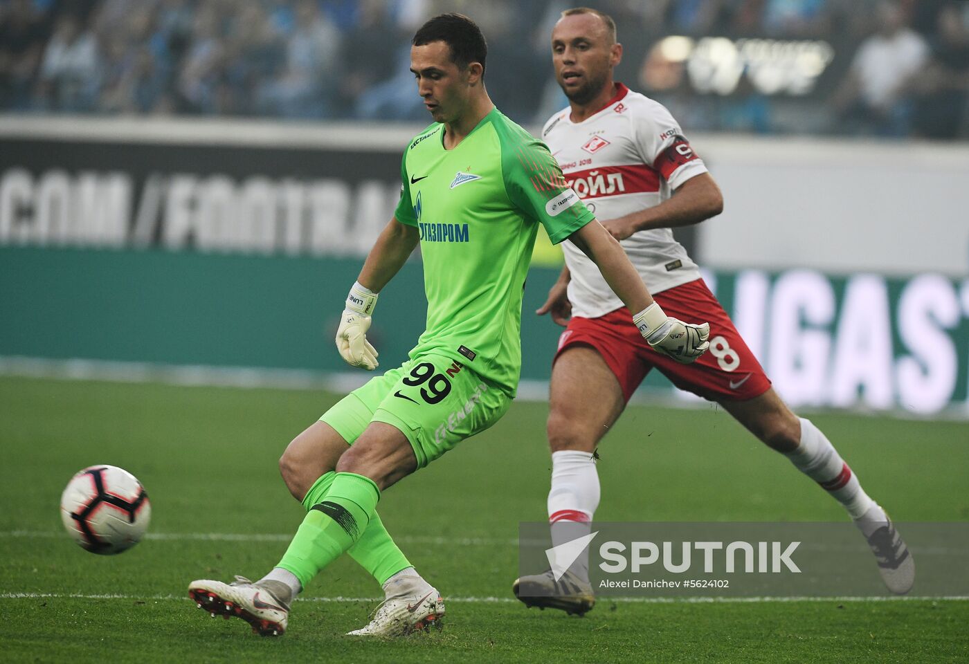 Football. Russian Football Premier League. Zenit vs. Spartak