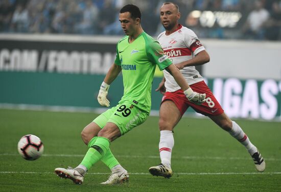 Football. Russian Football Premier League. Zenit vs. Spartak