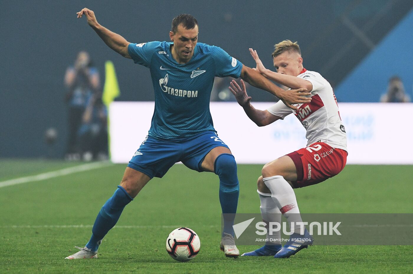 Football. Russian Football Premier League. Zenit vs. Spartak