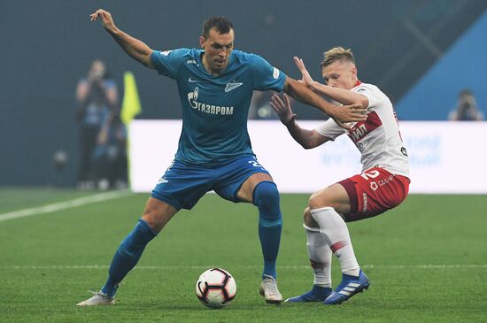 Football. Russian Football Premier League. Zenit vs. Spartak
